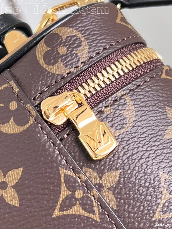LOUIS 11.5 x CM x VUITTON 6.5 Pouch-19 Chain Vanity 0809